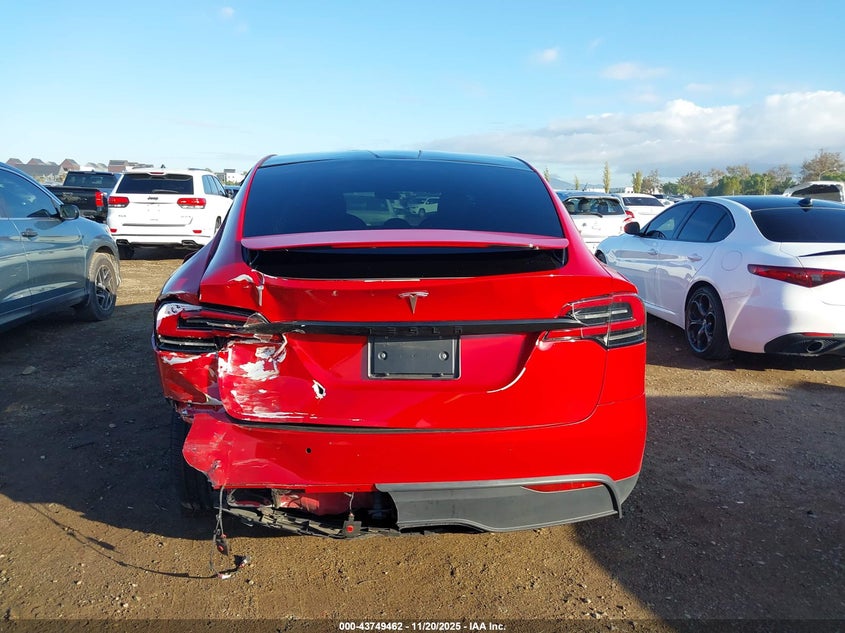 2023 Tesla Model X Dual Motor All-Wheel Drive/Standard Range VIN: 7SAXCAE54PF374805 Lot: 43749462