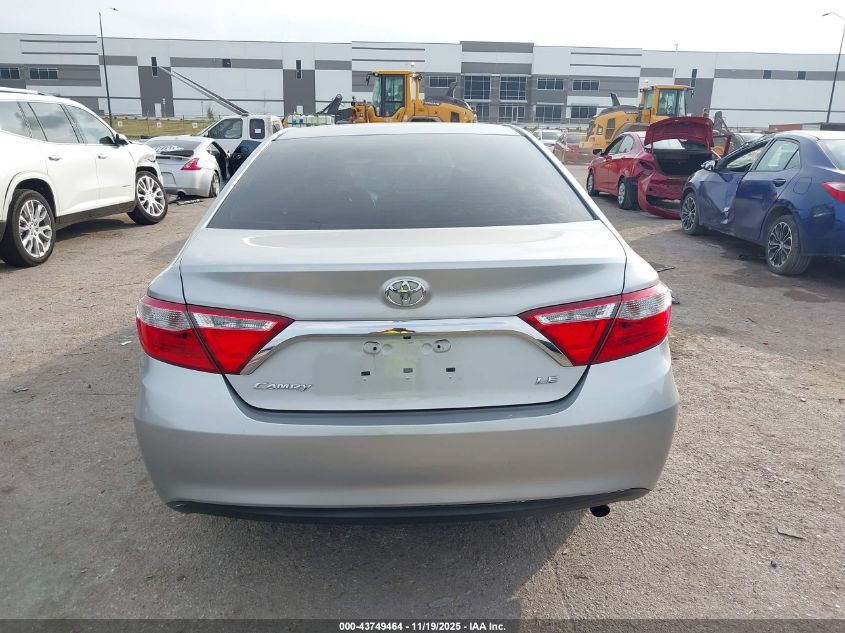 2016 Toyota Camry Le VIN: 4T1BF1FK5GU580172 Lot: 43749464