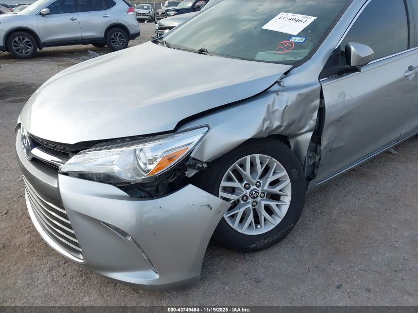 2016 Toyota Camry Le VIN: 4T1BF1FK5GU580172 Lot: 43749464