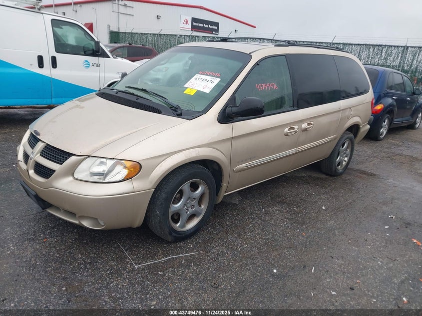 2B8GP54L11R117505 2001 DODGE CARAVAN photo no. 2
