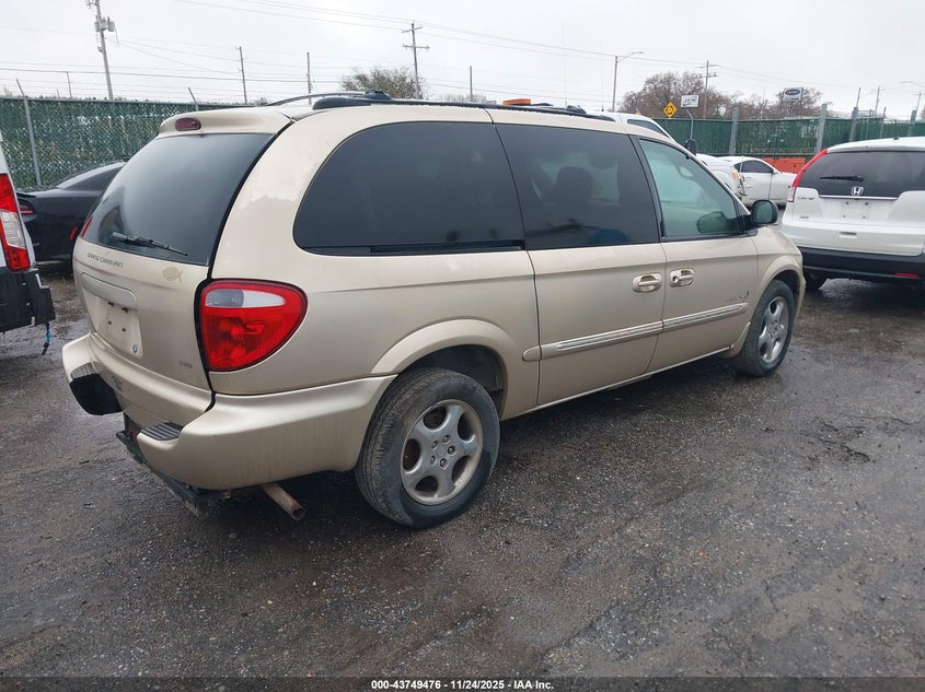 2B8GP54L11R117505 2001 DODGE CARAVAN photo no. 4