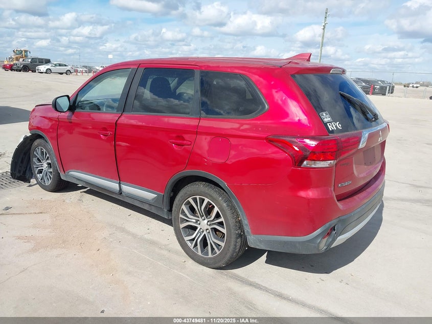Vin: ja4az3a35jz053823, lot: 44244854, mitsubishi outlander es 20183