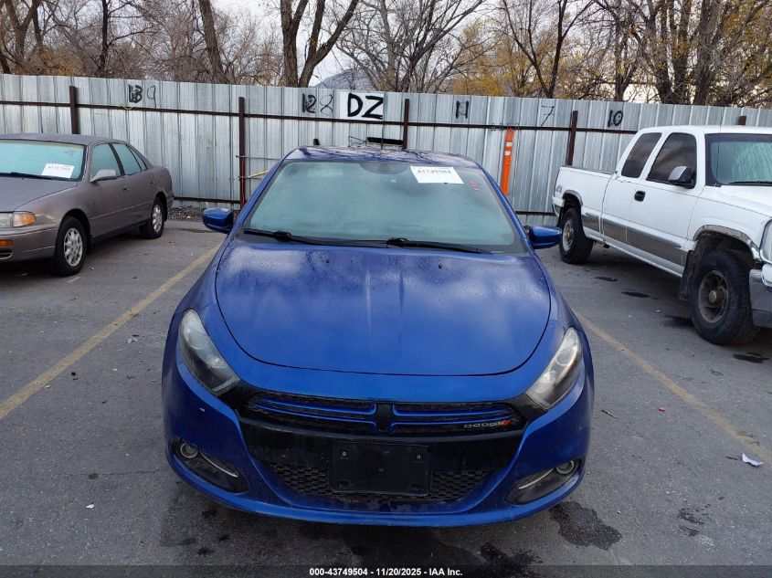 2013 Dodge Dart Rallye VIN: 1C3CDFBH2DD147981 Lot: 43749504