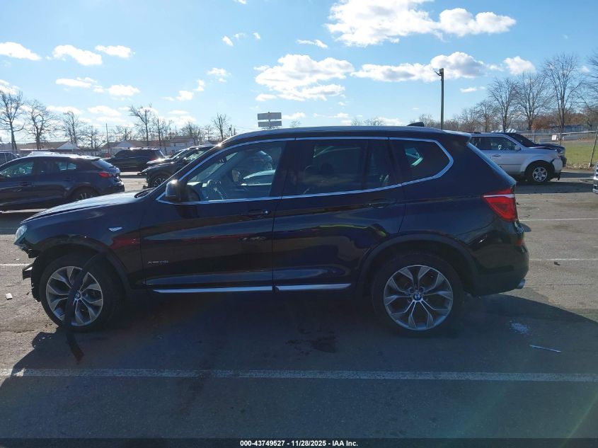 2017 BMW X3 xDrive28I VIN: 5UXWX9C36H0W71473 Lot: 43749527