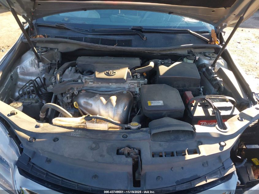 2016 Toyota Camry Se VIN: 4T1BF1FKXGU117394 Lot: 43749551