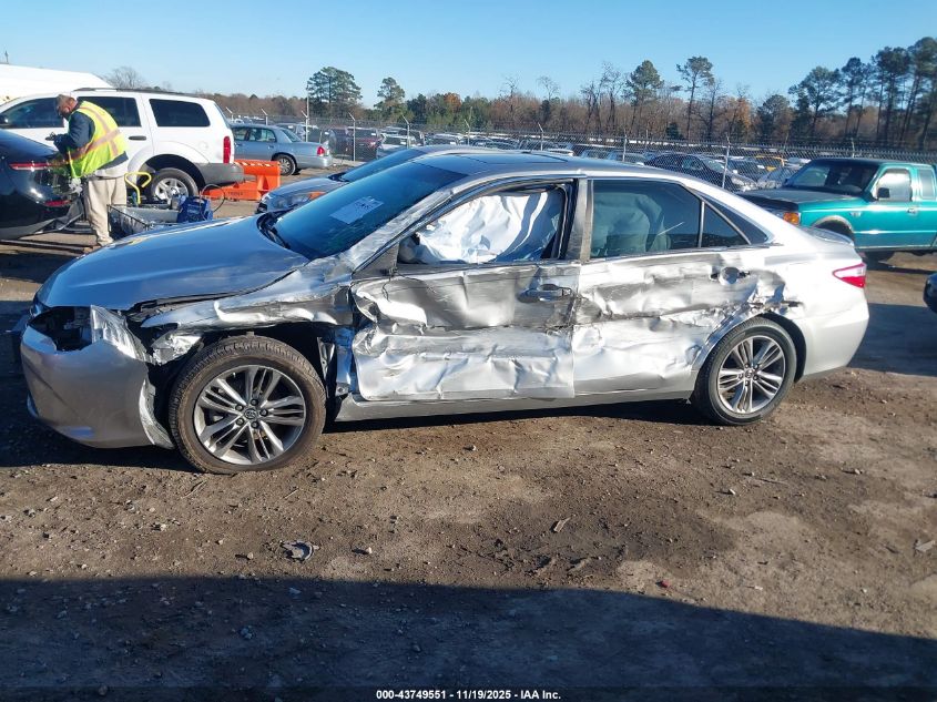 2016 Toyota Camry Se VIN: 4T1BF1FKXGU117394 Lot: 43749551