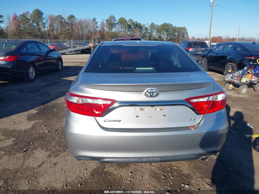 2016 Toyota Camry Se VIN: 4T1BF1FKXGU117394 Lot: 43749551