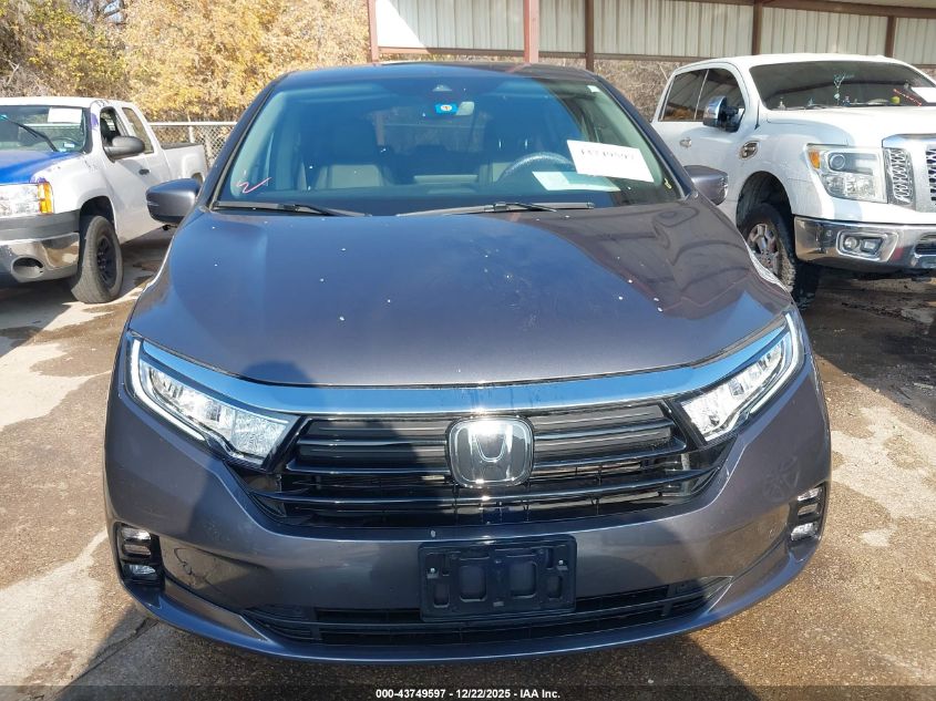 2024 Honda Odyssey Touring VIN: 5FNRL6H89RB002694 Lot: 43749597
