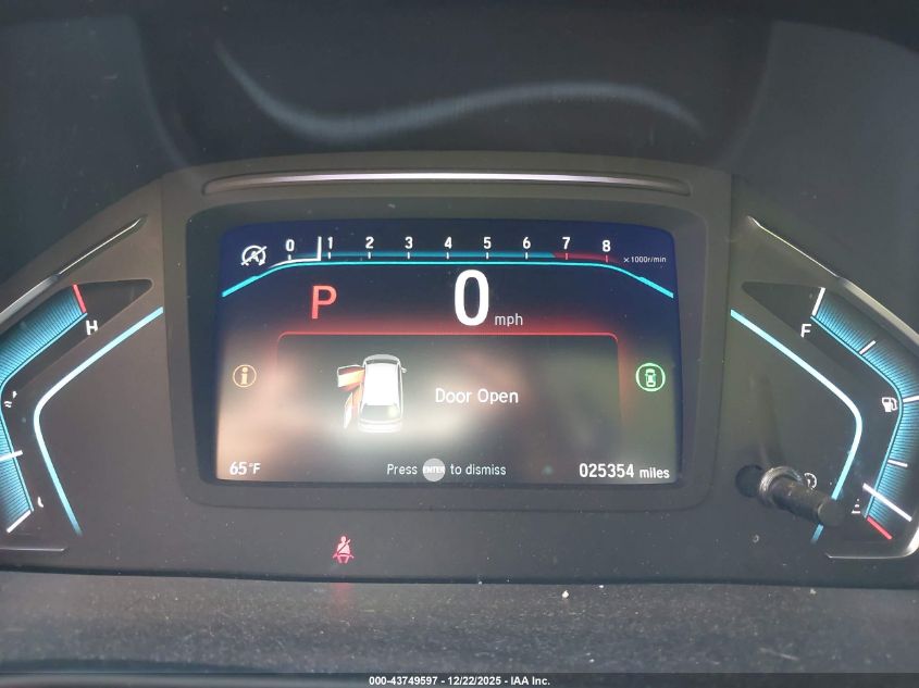 2024 Honda Odyssey Touring VIN: 5FNRL6H89RB002694 Lot: 43749597