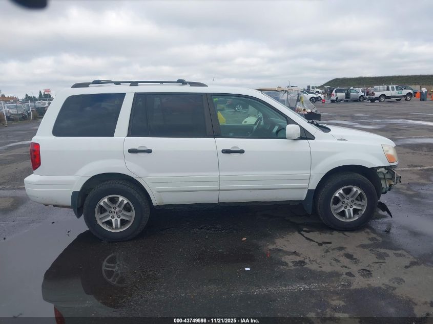 2004 Honda Pilot Ex VIN: 2HKYF18494H594711 Lot: 43749598