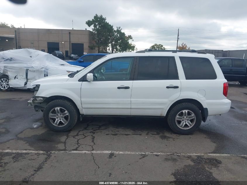2004 Honda Pilot Ex VIN: 2HKYF18494H594711 Lot: 43749598