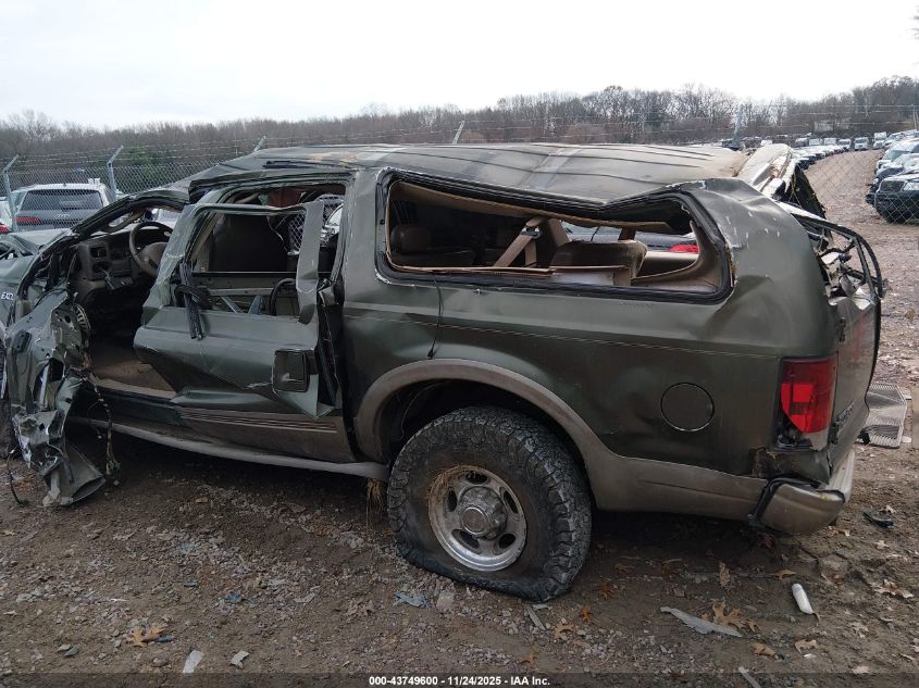 2004 Ford Excursion Eddie Bauer VIN: 1FMSU45P54EC12018 Lot: 43749600