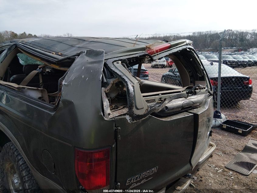 2004 Ford Excursion Eddie Bauer VIN: 1FMSU45P54EC12018 Lot: 43749600