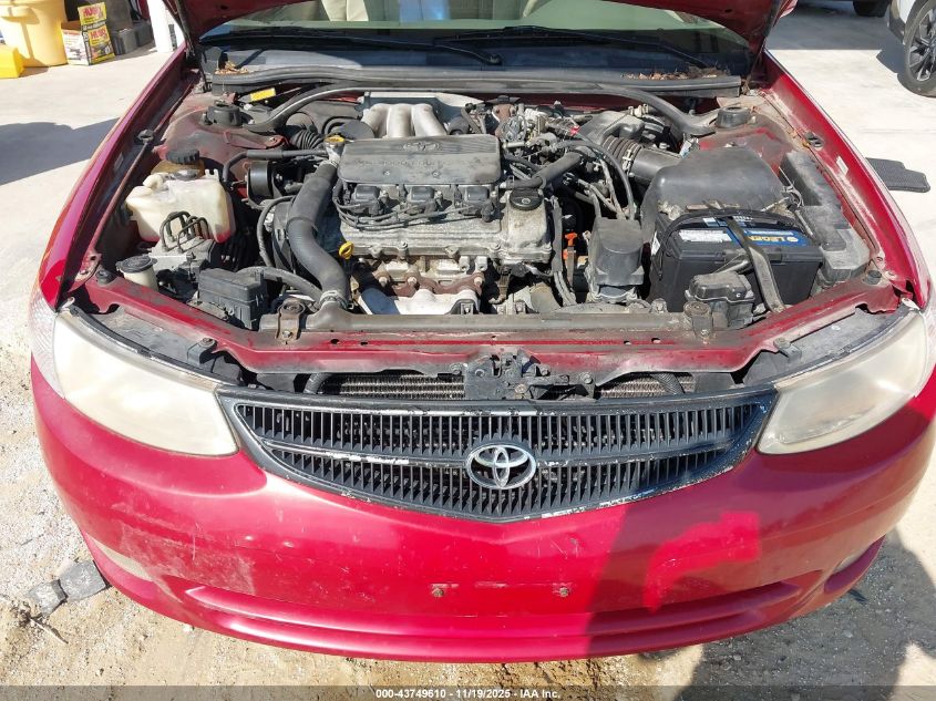 2000 Toyota Camry Solara Sle V6 VIN: 2T1CF22P9YC298941 Lot: 43749610