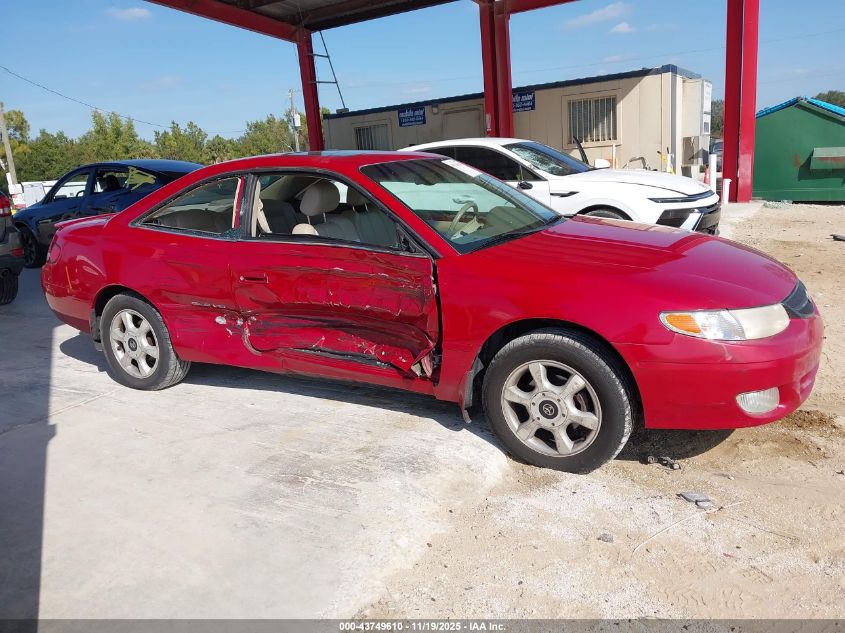 2000 Toyota Camry Solara Sle V6 VIN: 2T1CF22P9YC298941 Lot: 43749610