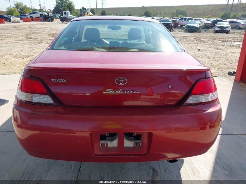 2000 Toyota Camry Solara Sle V6 VIN: 2T1CF22P9YC298941 Lot: 43749610