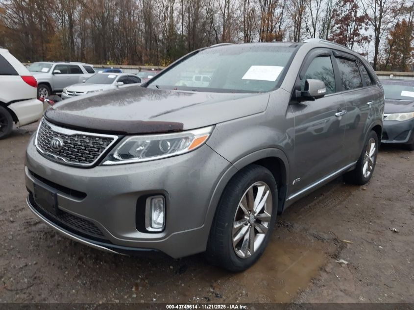 2015 Kia Sorento Limited V6 VIN: 5XYKWDA74FG638068 Lot: 43749614
