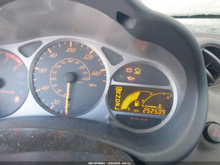 2002 Toyota Celica Gt VIN: JTDDR32T720128206 Lot: 43749654