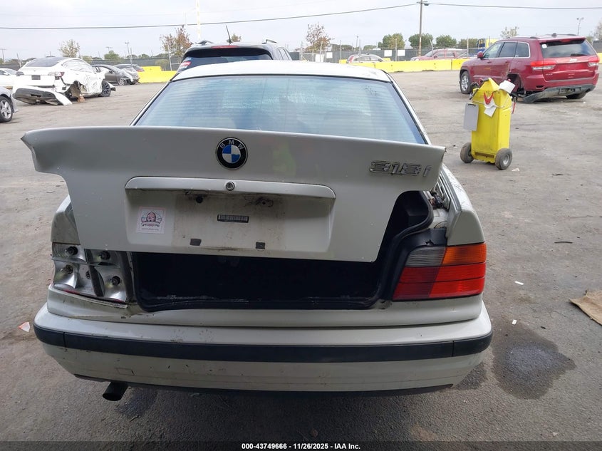 1998 BMW 318I VIN: WBACC0324WEK27301 Lot: 43749666