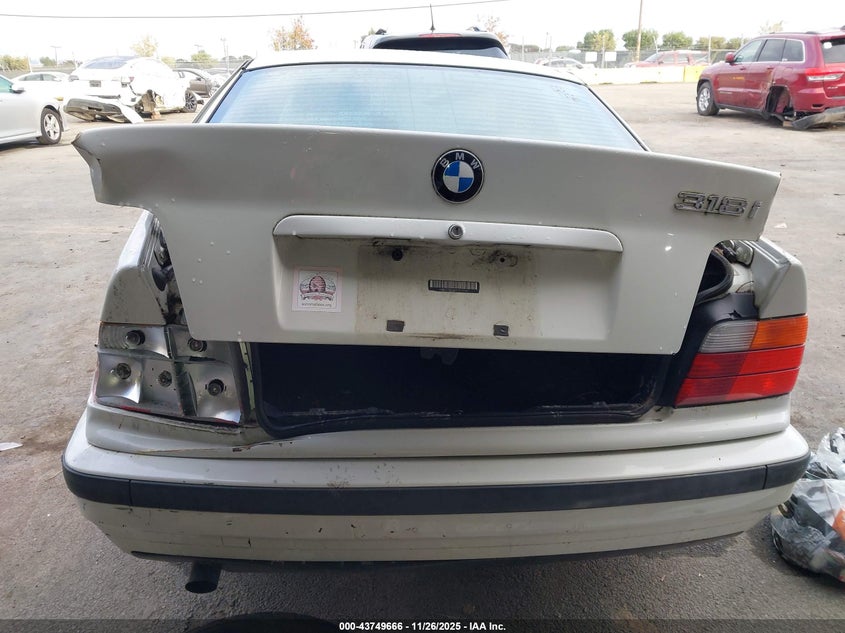 1998 BMW 318I VIN: WBACC0324WEK27301 Lot: 43749666