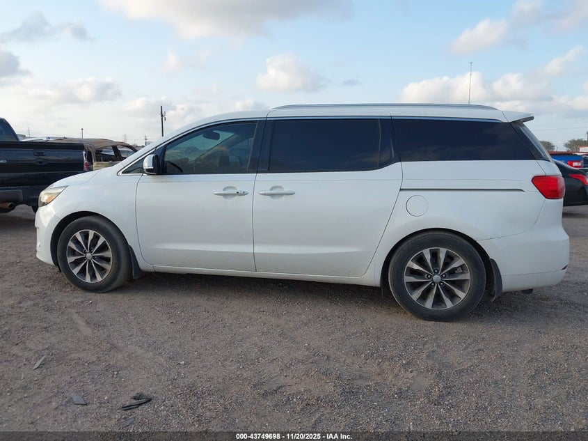 2016 Kia Sedona Sx VIN: KNDMC5C1XG6132765 Lot: 43749698