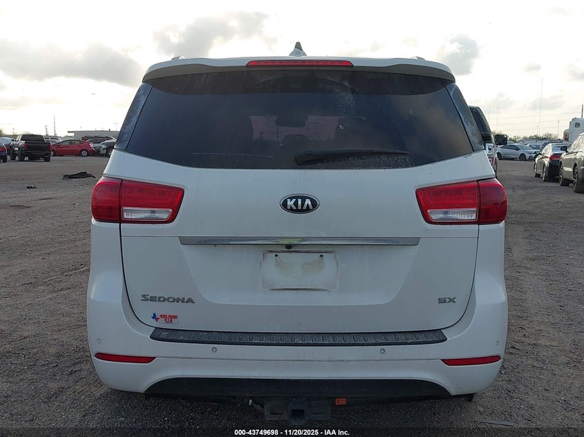 2016 Kia Sedona Sx VIN: KNDMC5C1XG6132765 Lot: 43749698