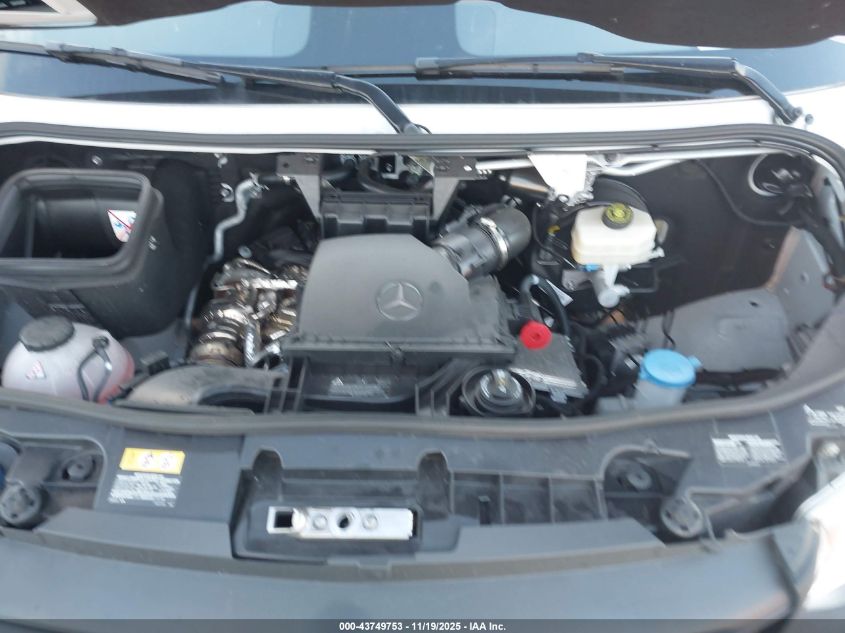 2025 Mercedes-Benz Sprinter 2500 Standard Roof 4-Cyl Diesel VIN: W1Z4KFHY7SP824765 Lot: 43749753