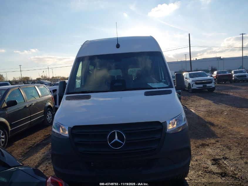 2025 Mercedes-Benz Sprinter 2500 Standard Roof 4-Cyl Diesel VIN: W1Z4KFHY7SP824765 Lot: 43749753