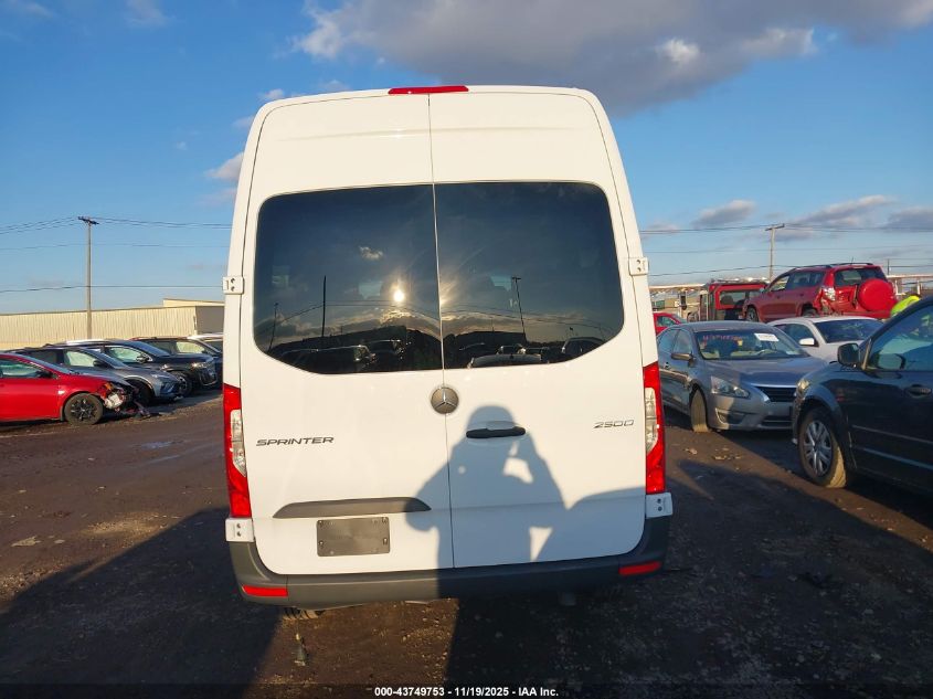 2025 Mercedes-Benz Sprinter 2500 Standard Roof 4-Cyl Diesel VIN: W1Z4KFHY7SP824765 Lot: 43749753