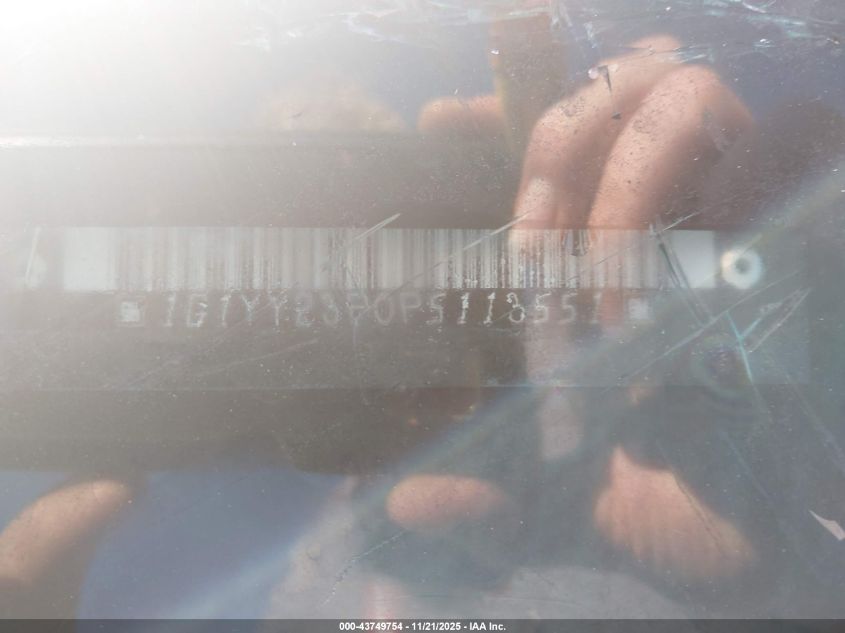 1993 Chevrolet Corvette VIN: 1G1YY23P0P5113551 Lot: 43749754