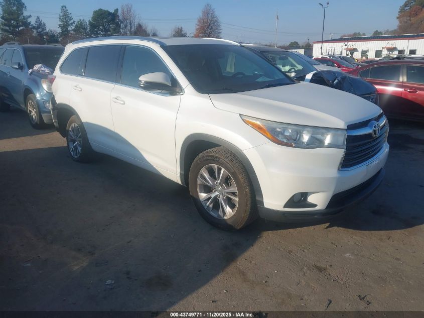 TOYOTA HIGHLANDER XLE V6