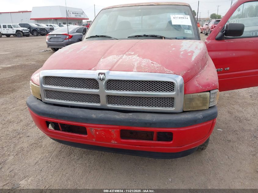 1996 Dodge Ram 1500 VIN: 1B7HC16X4TS700424 Lot: 43749834