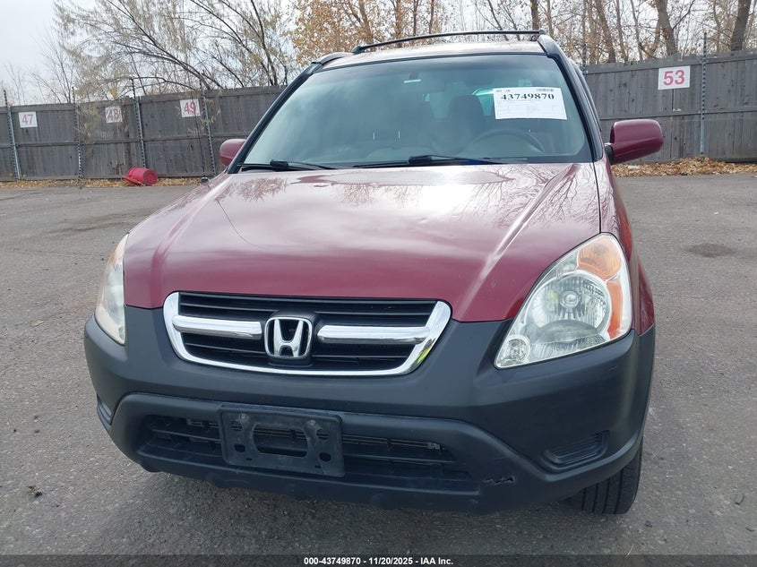 2004 Honda Cr-V Ex VIN: SHSRD78824U253190 Lot: 43749870