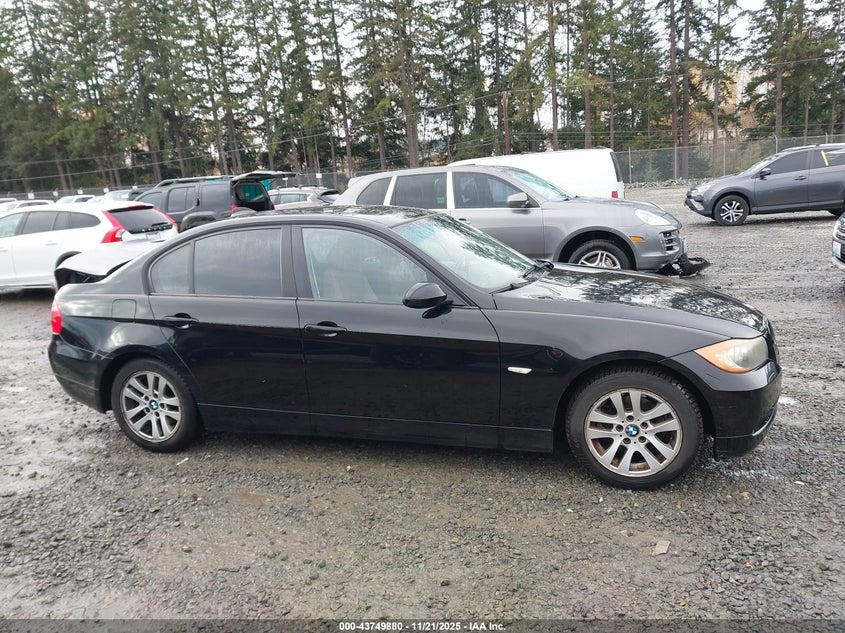 2007 BMW 328I VIN: WBAVC53507FZ72378 Lot: 43749880