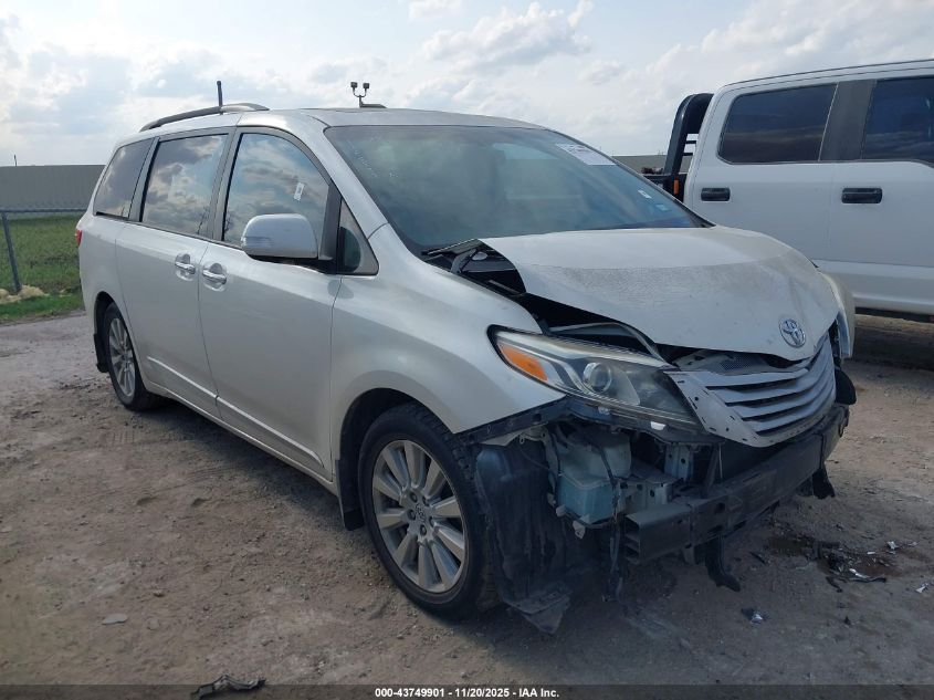 TOYOTA SIENNA LIMITED PREMIUM 7 PASSENGER