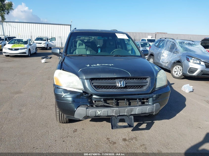 2004 Honda Pilot Ex-L VIN: 2HKYF18524H527151 Lot: 43749919