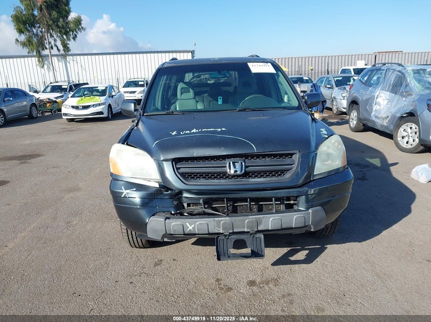 2004 Honda Pilot Ex-L VIN: 2HKYF18524H527151 Lot: 43749919