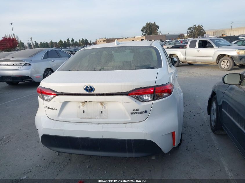 2023 Toyota Corolla Hybrid Le VIN: JTDBCMFEXP3015916 Lot: 43749942