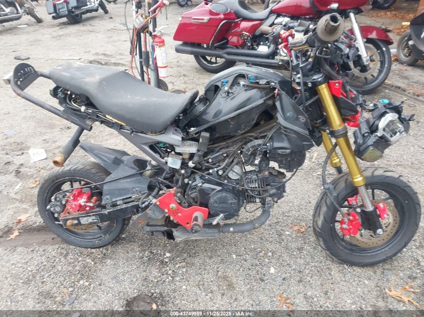 2017 Honda Grom 125 VIN: MLHJC6119H5205947 Lot: 43749959