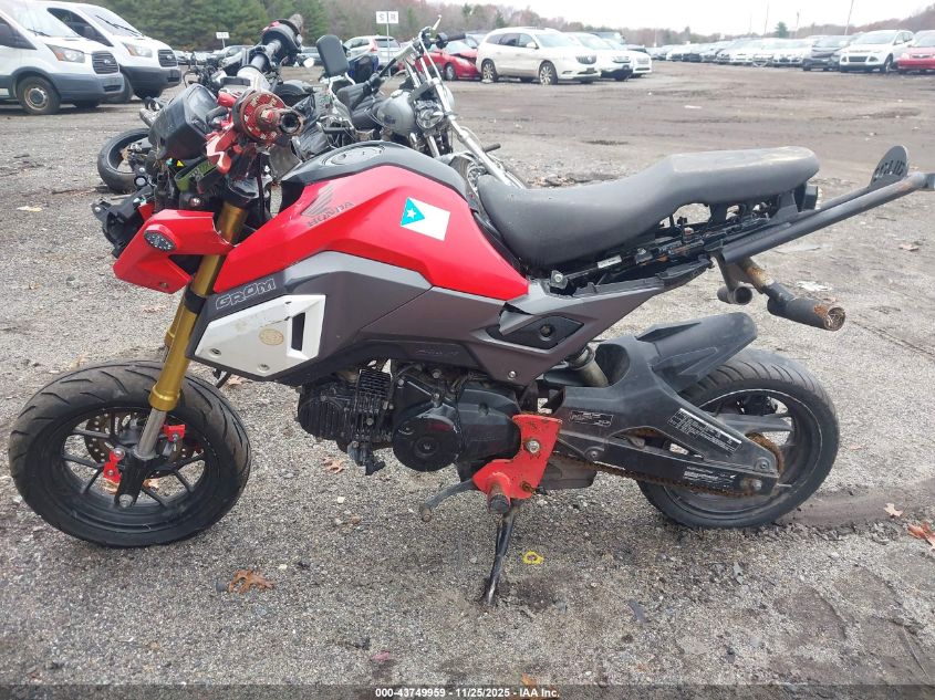 2017 Honda Grom 125 VIN: MLHJC6119H5205947 Lot: 43749959