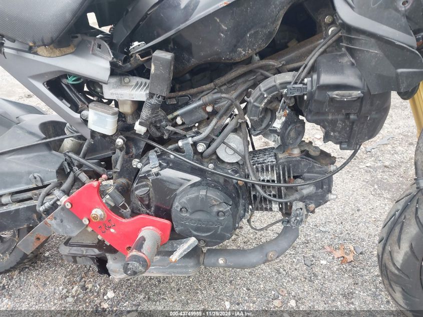 2017 Honda Grom 125 VIN: MLHJC6119H5205947 Lot: 43749959