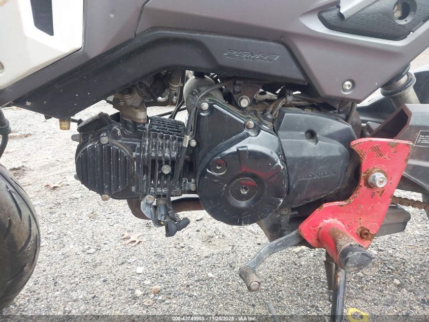 2017 Honda Grom 125 VIN: MLHJC6119H5205947 Lot: 43749959