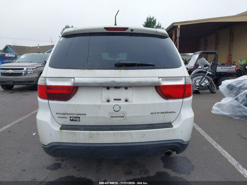 2013 Dodge Durango Citadel VIN: 1C4RDJEG0DC562928 Lot: 43750018