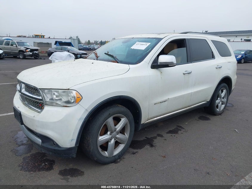 1C4RDJEG0DC562928 2013 DODGE DURANGO photo no. 2
