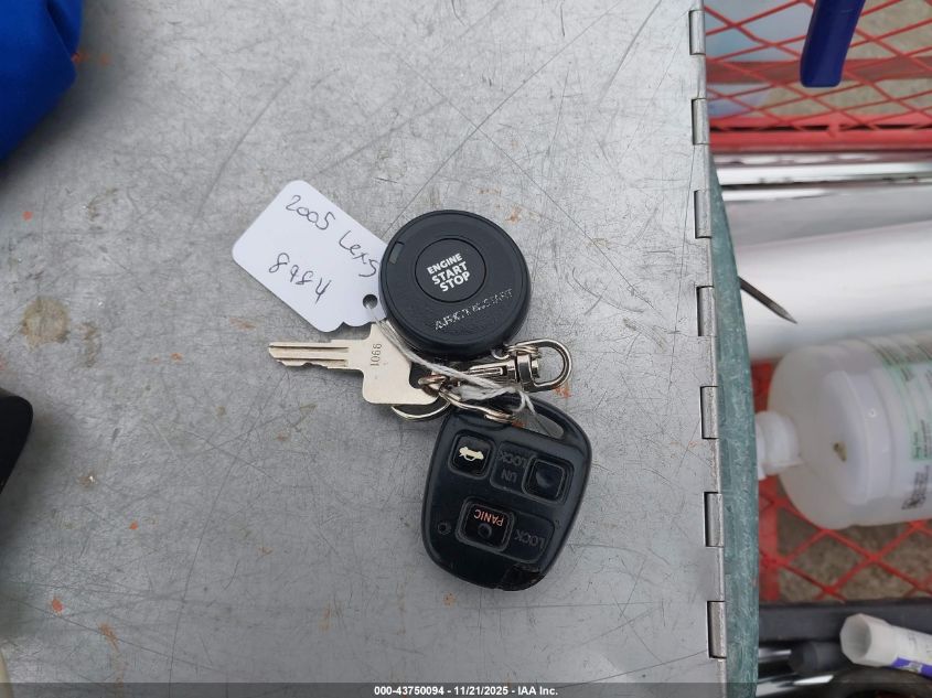 2005 Lexus Es 330 VIN: JTHBA30G855128984 Lot: 43750094