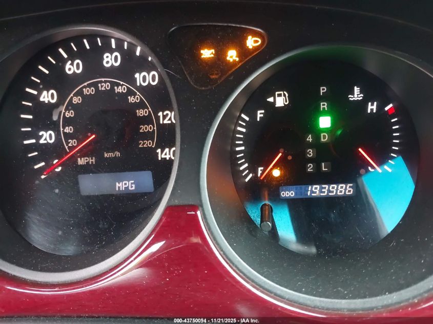 2005 Lexus Es 330 VIN: JTHBA30G855128984 Lot: 43750094