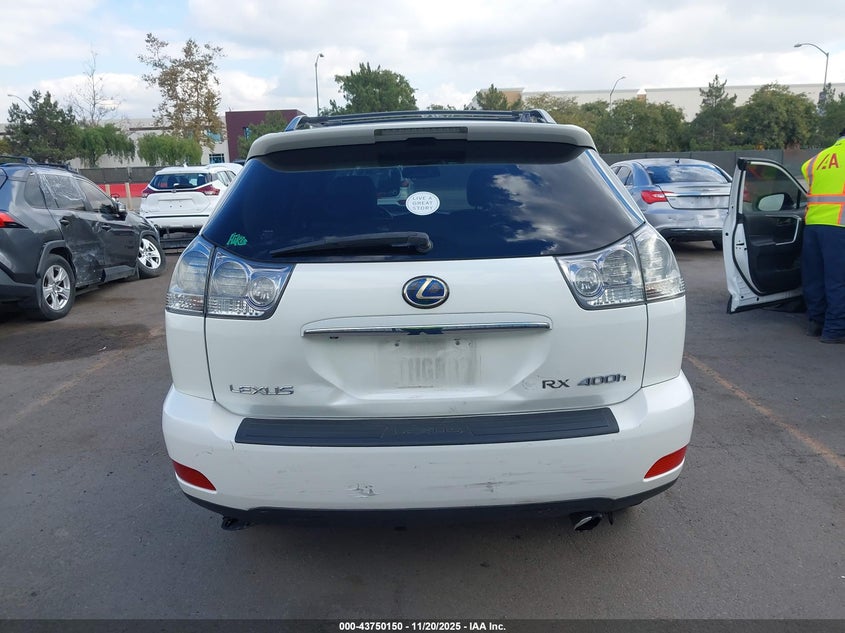 2008 Lexus Rx 400H VIN: JTJGW31U782850754 Lot: 43750150