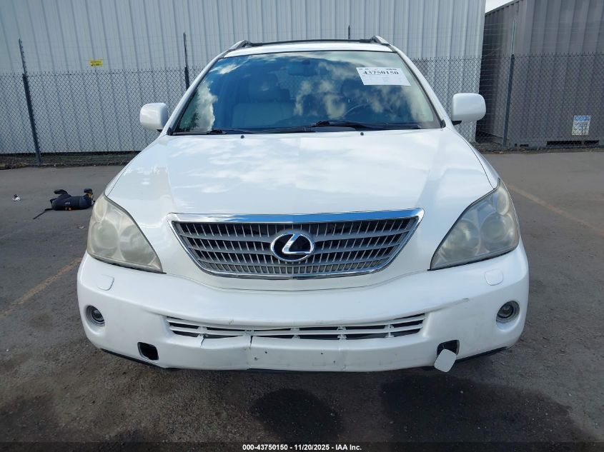 2008 Lexus Rx 400H VIN: JTJGW31U782850754 Lot: 43750150