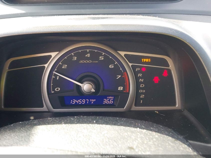 2009 Honda Civic Lx-S VIN: 2HGFA16619H346318 Lot: 43750184