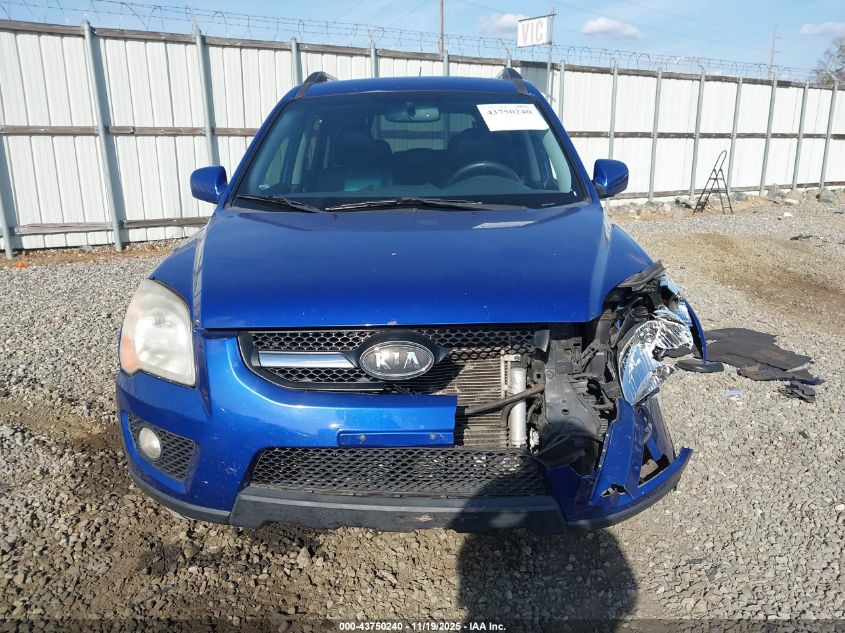 2009 Kia Sportage Ex V6 VIN: KNDJF723897617525 Lot: 43750240